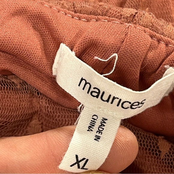 Clarance!!! Maurice’s Rust Orange Sleeveless plus size Dress - Picture 10 of 14
